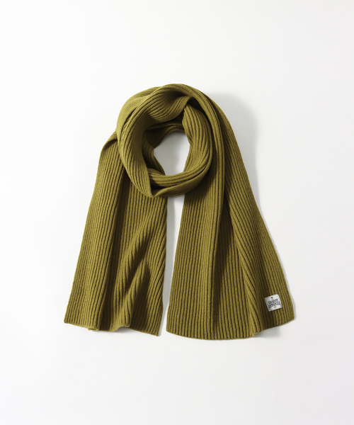 JOURNAL STANDARD relume（ジャーナルスタンダード　レリューム）の「HAMILTON KNIT マフラー（マフラー・メンズ・サファリグリーン/グレー/パープル/ブラック系その他・FREE）」の4枚目の写真