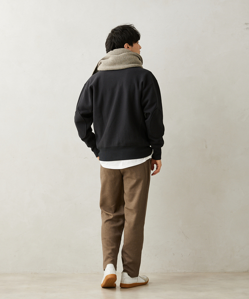 JOURNAL STANDARD relume（ジャーナルスタンダード　レリューム）の「HAMILTON KNIT マフラー（マフラー・メンズ・サファリグリーン/グレー/パープル/ブラック系その他・FREE）」の7枚目の写真