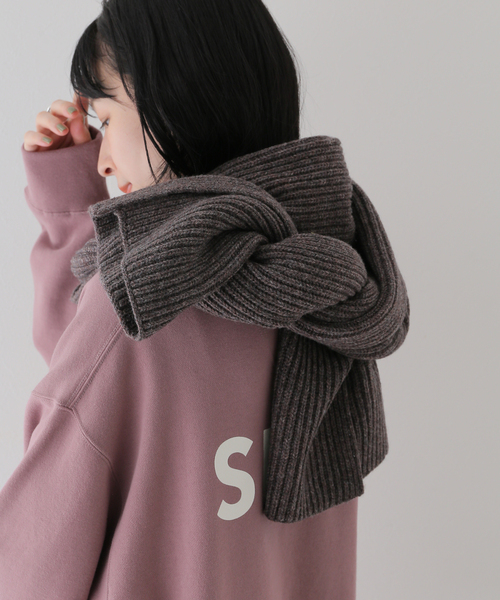 JOURNAL STANDARD relume（ジャーナルスタンダード　レリューム）の「HAMILTON KNIT マフラー（マフラー・メンズ・サファリグリーン/グレー/パープル/ブラック系その他・FREE）」の16枚目の写真