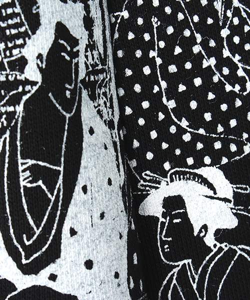 IKUMI（イクミ）の「【IKUMI×ALISA】UKIYOE PRINT SWEATPANTS（その他パンツ・レディース・ホワイト/ブラック・FREE）」の6枚目の写真