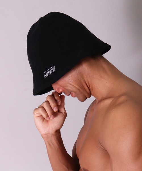 COLEMAN(コールマン)の「(LF)【Coleman】コットン パイル サウナハット(ハット・メンズ・ブラック/ネイビー/ベージュ/杢グレー・ONE SIZE)」の1枚目の写真