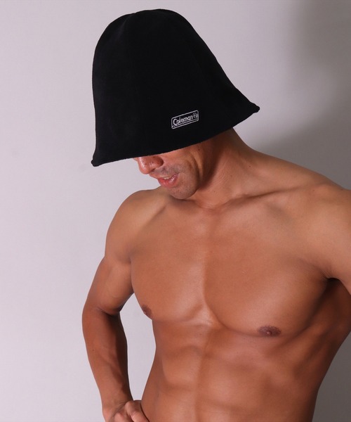 COLEMAN(コールマン)の「(LF)【Coleman】コットン パイル サウナハット(ハット・メンズ・ブラック/ネイビー/ベージュ/杢グレー・ONE SIZE)」の7枚目の写真