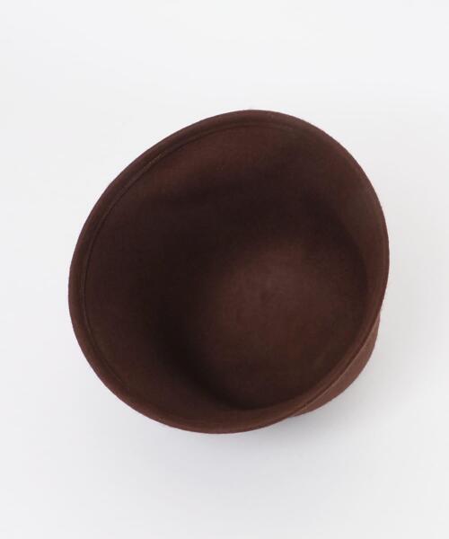 ITEMS URBANRESEARCH(アイテムズ アーバンリサーチ)の「ウールベルハット(ハット・レディース・ブラック/ブラウン・-)」の8枚目の写真