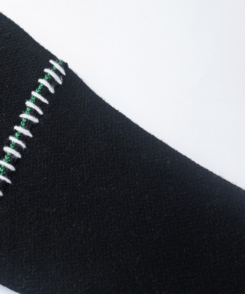 HOOK（フック）の「HOOK -original-　テーラードジャケット風オーバーニットカーディガン　裾ダメージ加工（カーディガン/ボレロ・メンズ・ブラック/ホワイト・M/L/XL）」の10枚目の写真