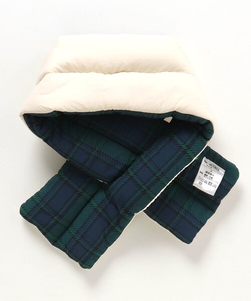 BREEZE(ブリーズ)の「キルトリバーシブルマフラー(マフラー・キッズ・アイボリー/オレンジ・MEDIUM/SMALL)」の3枚目の写真