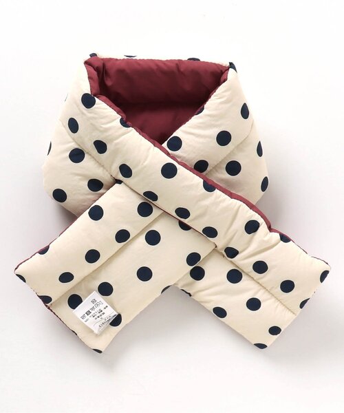 BREEZE(ブリーズ)の「キルトリバーシブルマフラー(マフラー・キッズ・アイボリー/オレンジ・MEDIUM/SMALL)」の6枚目の写真