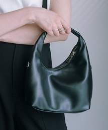 グロスレザーアシメミニbag
