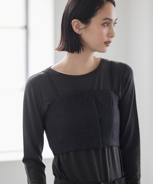 LAKOLE（ラコレ）の「チェックアソートビスチェ / 982194（ベスト・レディース・チャコールグレー/ブラウン/ベージュ系5・SMALL/MEDIUM）」の2枚目の写真