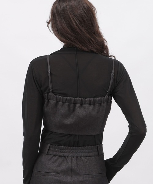 LAKOLE（ラコレ）の「チェックアソートビスチェ / 982194（ベスト・レディース・チャコールグレー/ブラウン/ベージュ系5・SMALL/MEDIUM）」の12枚目の写真