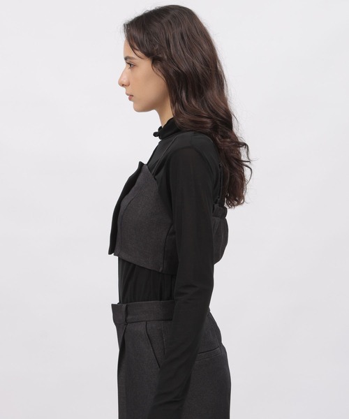 LAKOLE（ラコレ）の「チェックアソートビスチェ / 982194（ベスト・レディース・チャコールグレー/ブラウン/ベージュ系5・SMALL/MEDIUM）」の17枚目の写真