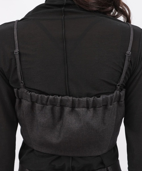 LAKOLE（ラコレ）の「チェックアソートビスチェ / 982194（ベスト・レディース・チャコールグレー/ブラウン/ベージュ系5・SMALL/MEDIUM）」の22枚目の写真