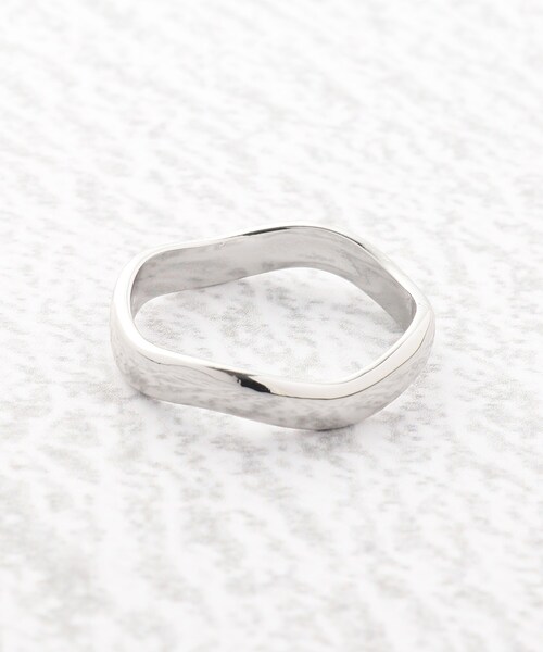 grove（グローブ）の「◆メタルミックス3連リング（リング・レディース・ゴールド/シルバー・00）」の4枚目の写真