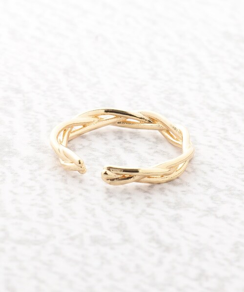 grove（グローブ）の「◆メタルミックス3連リング（リング・レディース・ゴールド/シルバー・00）」の8枚目の写真