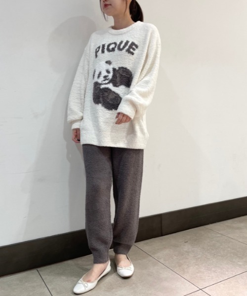 gelato pique（ジェラートピケ）の「パンダジャガードプルオーバー