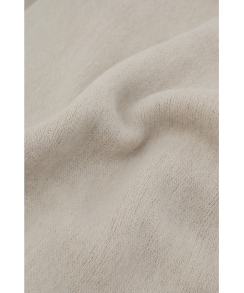 AZUL by moussy（アズールバイマウジー）の「ニットフリンジストール（ストール/ショール・レディース・チャコールグレー/オレンジ/ターコイズブルー/ライトベージュ・FREE）」の14枚目の写真