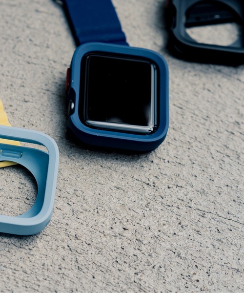 zandy（ズィーアンドワイ）の「zandy ズィーアンドワイ Apple Watch マットタイプ【スクエアソフトフレーム】アップルウォッチカバー ソフトフレーム // case7（デジタル腕時計・メンズ・ブラック/ネイビー/ブルー/グリーン/シルバー/クリア・40/44）」の10枚目の写真