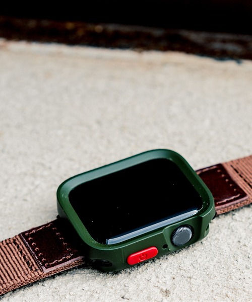 zandy（ズィーアンドワイ）の「zandy ズィーアンドワイ Apple Watch マットタイプ【スクエアソフトフレーム】アップルウォッチカバー ソフトフレーム // case7（デジタル腕時計・メンズ・ブラック/ネイビー/ブルー/グリーン/シルバー/クリア・40/44）」の14枚目の写真