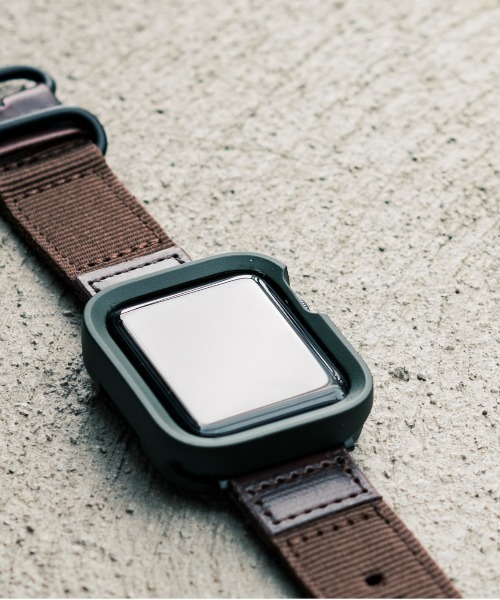 zandy（ズィーアンドワイ）の「zandy ズィーアンドワイ Apple Watch マットタイプ【スクエアソフトフレーム】アップルウォッチカバー ソフトフレーム // case7（デジタル腕時計・メンズ・ブラック/ネイビー/ブルー/グリーン/シルバー/クリア・40/44）」の15枚目の写真