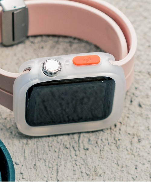 zandy（ズィーアンドワイ）の「zandy ズィーアンドワイ Apple Watch マットタイプ【スクエアソフトフレーム】アップルウォッチカバー ソフトフレーム // case7（デジタル腕時計・メンズ・ブラック/ネイビー/ブルー/グリーン/シルバー/クリア・40/44）」の16枚目の写真