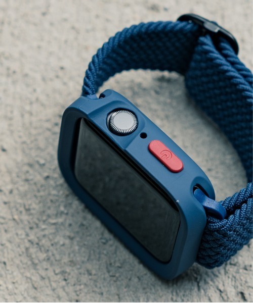 zandy（ズィーアンドワイ）の「zandy ズィーアンドワイ Apple Watch マットタイプ【スクエアソフトフレーム】アップルウォッチカバー ソフトフレーム // case7（デジタル腕時計・メンズ・ブラック/ネイビー/ブルー/グリーン/シルバー/クリア・40/44）」の17枚目の写真