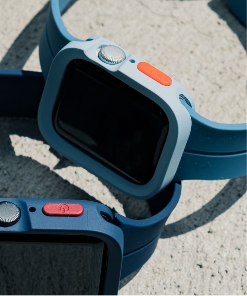 zandy（ズィーアンドワイ）の「zandy ズィーアンドワイ Apple Watch マットタイプ【スクエアソフトフレーム】アップルウォッチカバー ソフトフレーム // case7（デジタル腕時計・メンズ・ブラック/ネイビー/ブルー/グリーン/シルバー/クリア・40/44）」の20枚目の写真