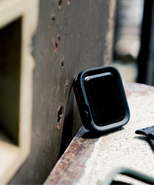 zandy（ズィーアンドワイ）の「zandy ズィーアンドワイ / Apple Watch マットタイプ【スクエアソフトフレーム】アップルウォッチカバー ソフトフレーム //// case7（デジタル腕時計・メンズ・ブラック/ネイビー/ブルー/グリーン/シルバー/クリア・40/44）」の9枚目の写真