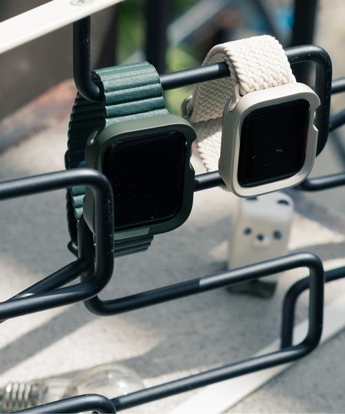 zandy（ズィーアンドワイ）の「zandy ズィーアンドワイ / Apple Watch マットタイプ【スクエアソフトフレーム】アップルウォッチカバー ソフトフレーム //// case7（デジタル腕時計・メンズ・ブラック/ネイビー/ブルー/グリーン/シルバー/クリア・40/44）」の17枚目の写真