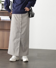 FREE'S MART | 【Sシリーズ対応】フロントボタンウエスト折り返しナロースカート(スカート)