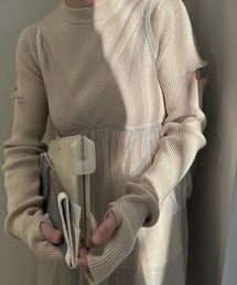WILLFULLY（ウィルフリー）の「sleeve side notch finger hole rib 