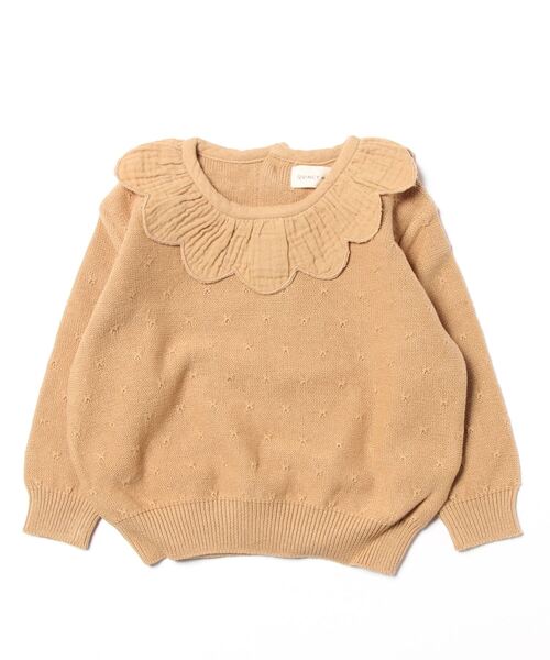 【セール】《Quincy Mae》PETAL KNIT SWEATER（Tシャツ/カットソー）｜Quincy Mae（クインシーメイ）