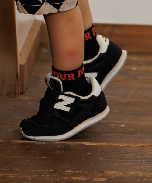 MAKE YOUR DAY（メイクユアデイ）の「アンクルソックス（ソックス/靴下・キッズ・ライム/ブラック/オフホワイト・15 /21/24/18）」の12枚目の写真