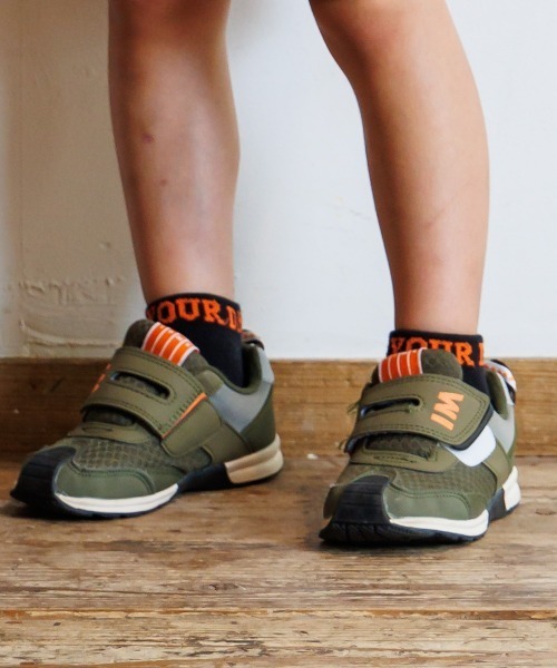 MAKE YOUR DAY（メイクユアデイ）の「アンクルソックス（ソックス/靴下・キッズ・ライム/ブラック/オフホワイト・15 /21/24/18）」の13枚目の写真