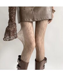 Burner（バーナー）の「【OKUOKU　0909】レースタイツ カラータイツ ストッキング  oku-tights-669198263349-8 Nn【RBTS】（タイツ/ストッキング）」