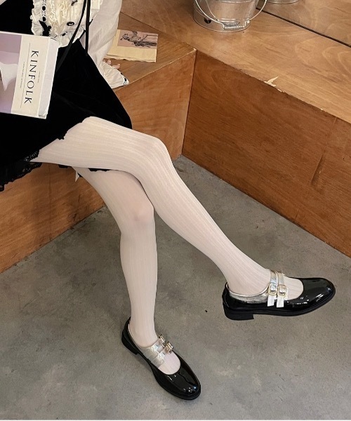 Burner（バーナー）の「【OKUOKU　0909】レースタイツ カラータイツ ストッキング  oku-tights-669198263349-8 Nn（タイツ/ストッキング・レディース・ピンク/ブラック/ホワイト/ブルー系その他/レッド/ブルー/パープル/ブラック系その他4/ホワイト系その他3/ホワイト系その他4/ブラック系その他3/ブラック系その他2/グレー系その他2/ホワイト系その他2・FREE）」の2枚目の写真