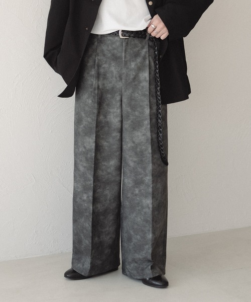 epnok（エプノック）の「ヴィンテージライクストレートスラックスパンツ（スラックス・メンズ・ブラック/ブラウン/ブラック系2/ダークグレー・LARGE/MEDIUM/SMALL）」の22枚目の写真