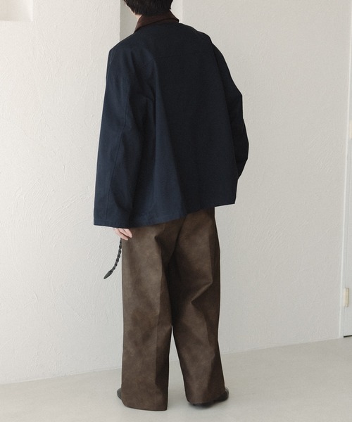 epnok（エプノック）の「ヴィンテージライクストレートスラックスパンツ（スラックス・メンズ・ブラック/ブラウン/ブラック系2/ダークグレー・LARGE/MEDIUM/SMALL）」の16枚目の写真