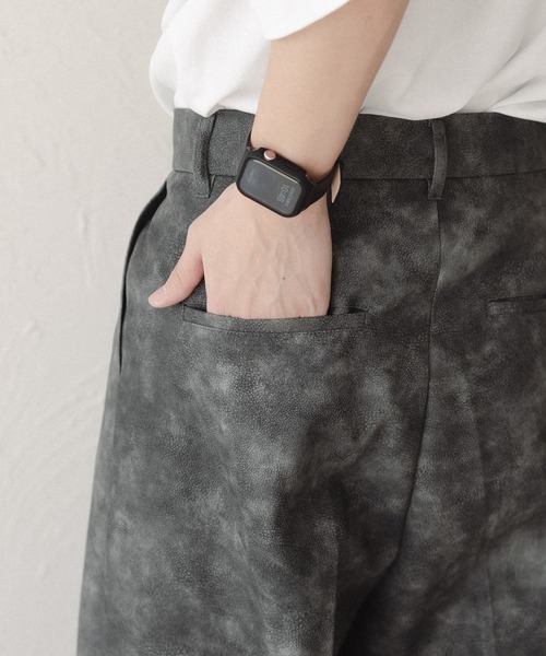 epnok（エプノック）の「ヴィンテージライクストレートスラックスパンツ（スラックス・メンズ・ブラック/ブラウン/ブラック系2/ダークグレー・LARGE/MEDIUM/SMALL）」の20枚目の写真