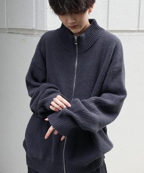 ジャケット・アウター   BLACK LABEL FULL ZIP KNIT 撥水 防寒 通勤対応 COLUMBIA BLACK LABEL／メンズ マルーンレイク