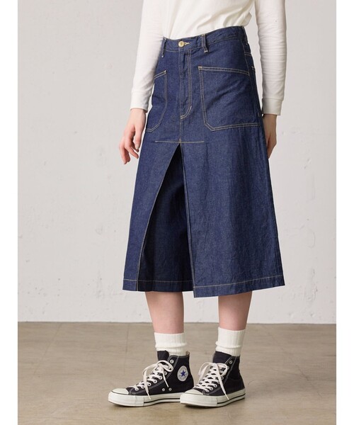 MidiUmi（ミディウミ）の「MidiUmi デニムパンツ（デニムパンツ・レディース・ブルー/ネイビー・FREE）」の16枚目の写真