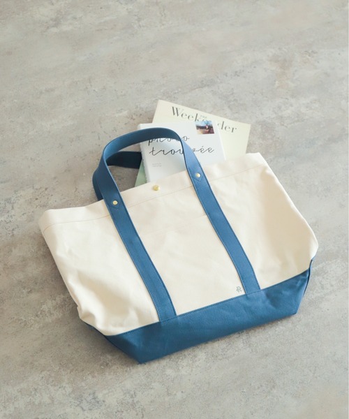 【新品】rapiécage /ラピエサージュ 　キャンバスショルダートートBAG rapiecage（ラピエサージュ）の「キャンバスショルダートートBAG