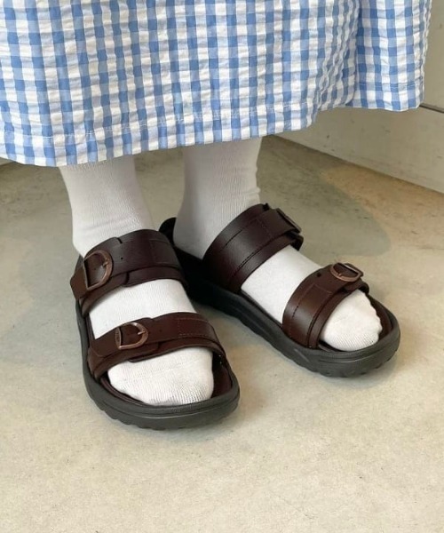 BEAMS BOY（ビームスボーイ）の「MBT / FUJI II WOMENS（サンダル・レディース・ダークブラウン・38/39/37）」の8枚目の写真