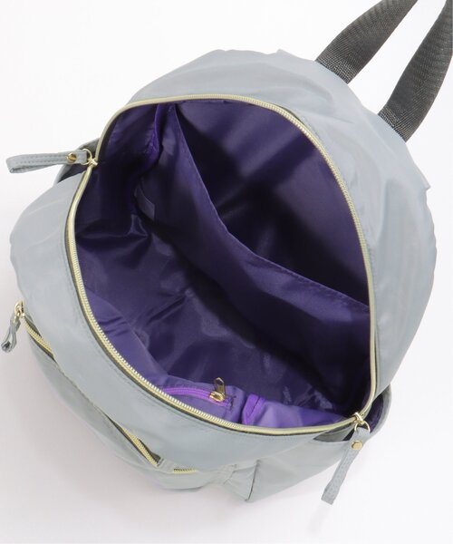 LBC(エルビーシー)の「ファスナーミニリュック(バックパック/リュック・レディース・ブラック/オリーブ/グレー・FREE)」の7枚目の写真