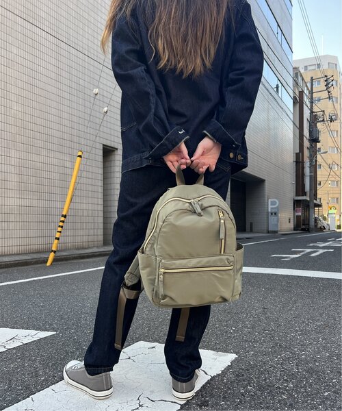 LBC(エルビーシー)の「ファスナーミニリュック(バックパック/リュック・レディース・ブラック/オリーブ/グレー・FREE)」の18枚目の写真