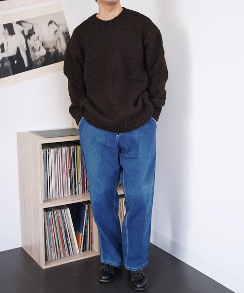 bukht（ブフト）の「【bukht ブフト】Peruvian Hand-Knit Sweat ハンド