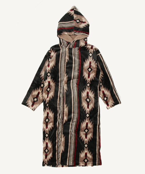 Amina/アミナ 着るブランケット ノマディ あったか 防寒 ボア マイクロ