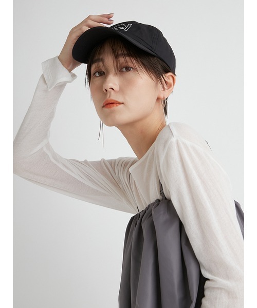 emmi（エミ）の「【emmi atelier】emmiナイロンキャップ（キャップ・レディース・ブラック/ブラウン/レッド・FREE）」の21枚目の写真