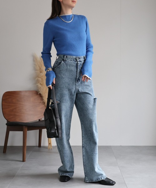 model：162cm 着用サイズ：F