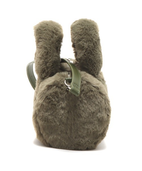 atmos pink（アトモスピンク）の「atmos pink ファー ミニバッグ（ハンドバッグ・レディース・カーキ/ピンク/ネイビー・FREE）」の17枚目の写真