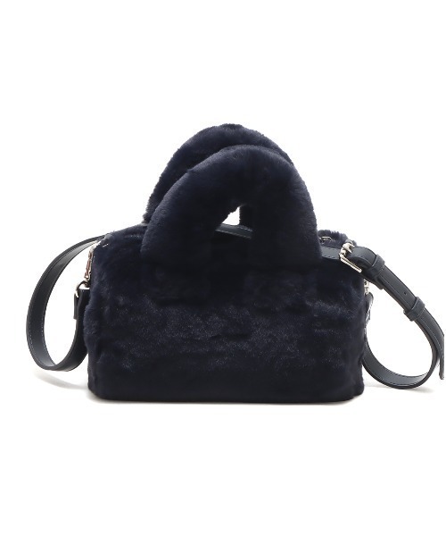 atmos pink（アトモスピンク）の「atmos pink ファー ミニバッグ（ハンドバッグ・レディース・カーキ/ピンク/ネイビー・FREE）」の8枚目の写真