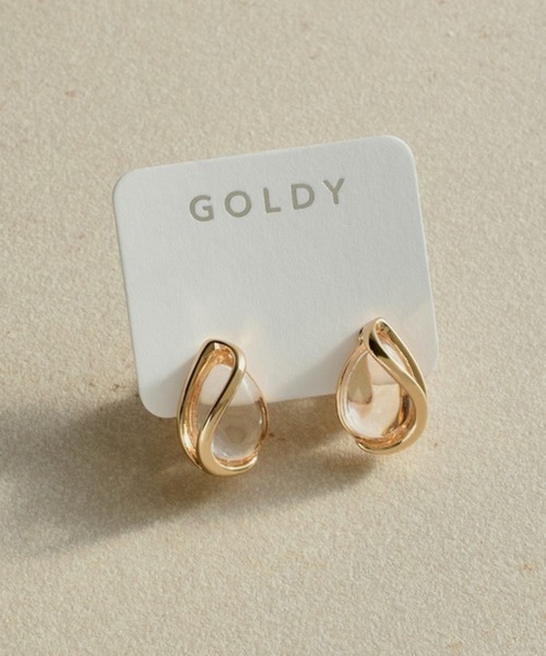 GOLDY(ゴールディ)の「【GOLDY】レイヤード ライン ドロップ イヤリング / 2230101(イヤリング・レディース・その他/ブルー/グリーン/ベージュ・FREE)」の14枚目の写真